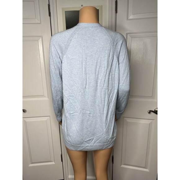 Gap Light Blue Cardigan Sweater  Very Soft Medium - Picture 3 of 9